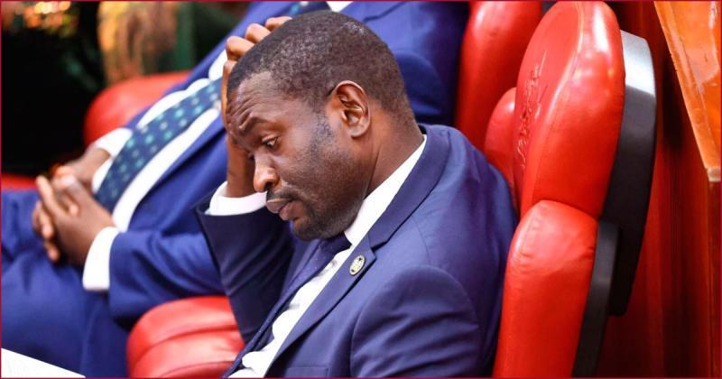 ODM secretary general Edwin Sifuna in a past Senate proceeding.